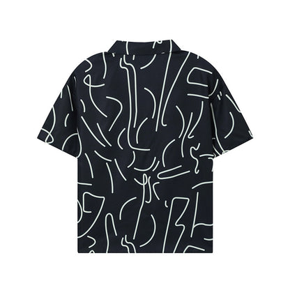 Damen Pyjama-Set mit modernem grafischem Design Stalluxe