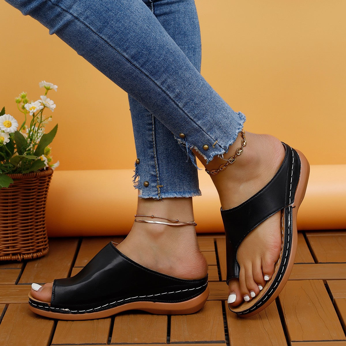 Damen Premium Komfort-Sandalen im lässigen Design Stalluxe