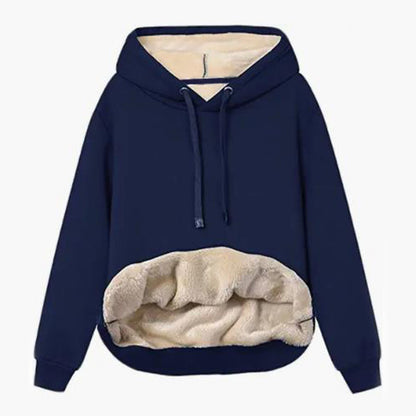 Damen Kuscheliger Kapuzenpullover mit Fleece-Futter Stalluxe