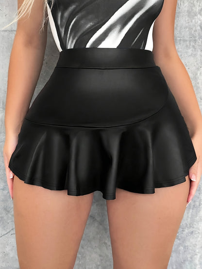 Damen Rock mit voluminösem Saum Stalluxe