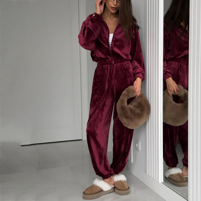 Damen kuscheliger Freizeitanzug Stalluxe