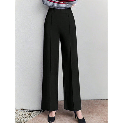 Damen elegante Culotte mit hohen Taillenschnitt und seitlichen Eingrifftaschen Stalluxe