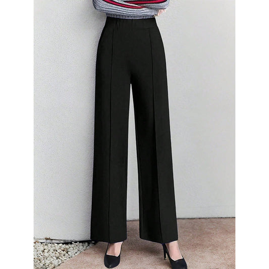 Damen elegante Culotte mit hohen Taillenschnitt und seitlichen Eingrifftaschen Stalluxe