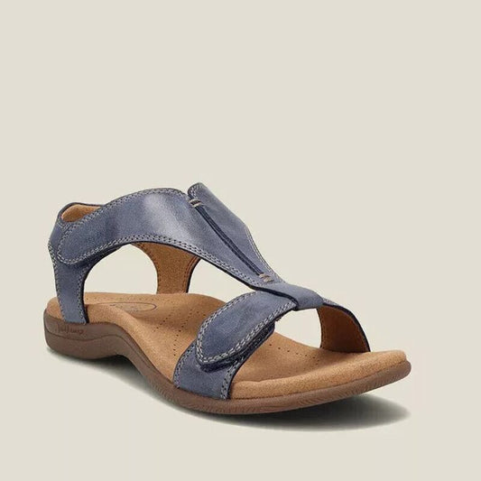 Damen Freizeit-Sandalen mit verstellbaren Riemen und ergonomischem Fußbett Stalluxe