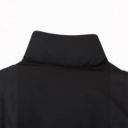 Damen modische cropped Steppjacke mit hohem Kragen und verstellbarem Saum Stalluxe