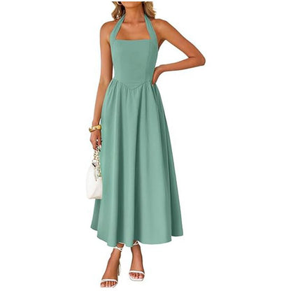 Damen Maxi-Kleid mit trägerlosem Design Stalluxe
