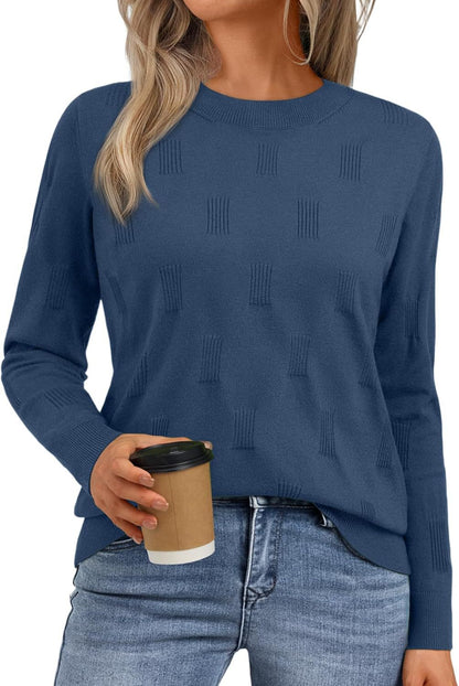 Damen Strickpullover mit strukturiertem Muster Stalluxe