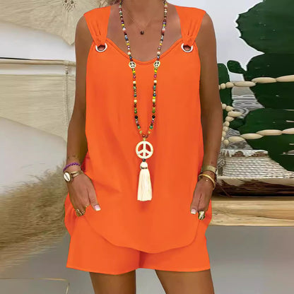 Damen luftiges Sommerkleid mit praktischen Taschen und modischen Details Stalluxe