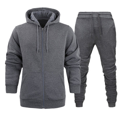 Damen Sportliches Kapuzenjacken- und Jogginghosen-Set mit funktionalen Taschen Stalluxe