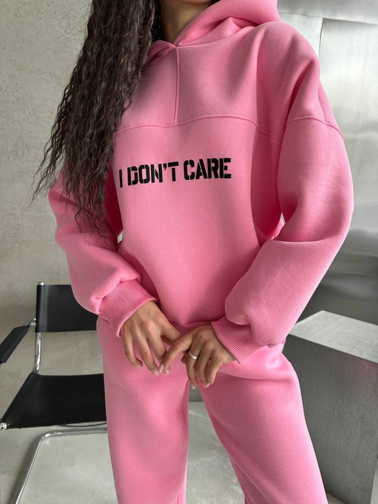 Damen Oversized Sweatshirt mit prägnantem Schriftzug Stalluxe Rosa