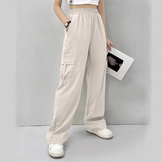 Damen Cargo-Hose mit elastischem Bund und praktischen Seitentaschen Stalluxe
