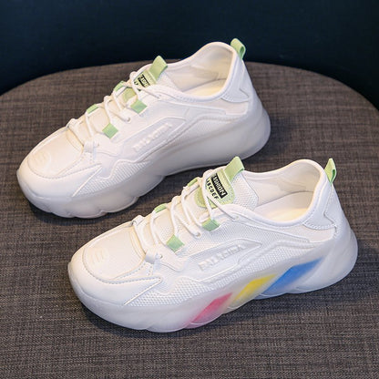 Damen modische Sneakers mit futuristischem Design und attraktiver Sohle Stalluxe