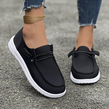 Damen Slip-On Freizeitschuhe mit rutschfester Sohle und atmungsaktivem Obermaterial Stalluxe