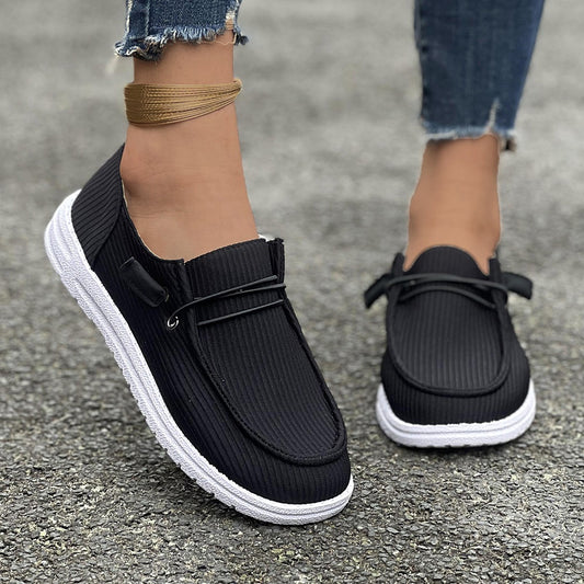 Damen Slip-On Freizeitschuhe mit rutschfester Sohle und atmungsaktivem Obermaterial Stalluxe