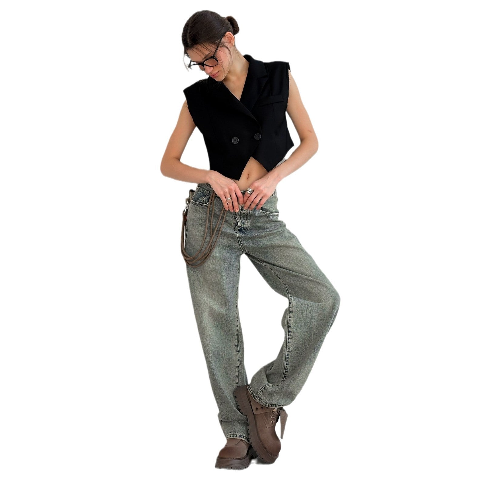 Damen Relaxed Fit Jeans mit lässigem Schnitt und hochwertigen Materialien Stalluxe