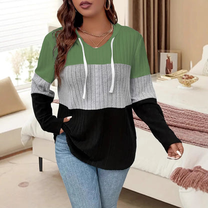 Damen Kapuzenpullover mit strukturiertem Farbschema und lässiger Passform Stalluxe