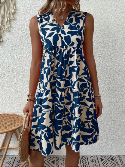 Damen Blumenkleid im lässigen A-Linien-Design Stalluxe