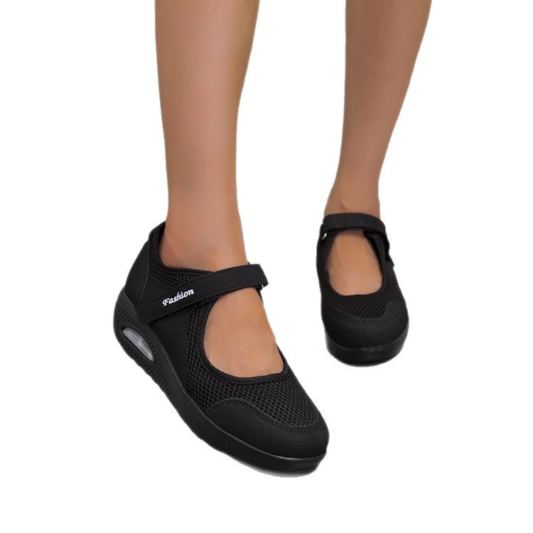 Damen Komfortable Slip-On Sneakers mit atmungsaktiver Netzstruktur Stalluxe