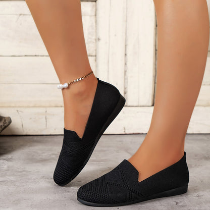 Damen Atmungsaktive Slip-On Ballerinas mit flexibler Sohle Stalluxe