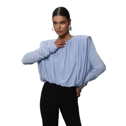 Damen Bodysuit mit eleganten Drapierungsdetails Stalluxe