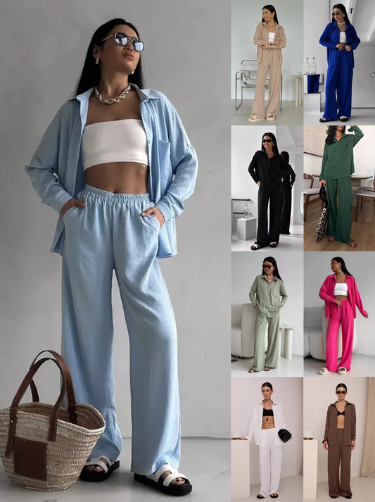 Damen Lässige Hemdbluse aus leichtem Material Stalluxe