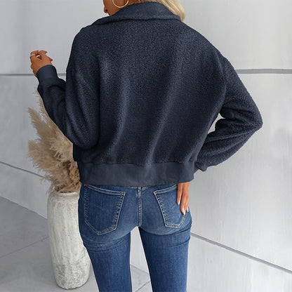Damen kuschelige Teddyjacke Stalluxe