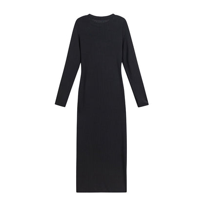 Damen Langarm Kleid Stalluxe