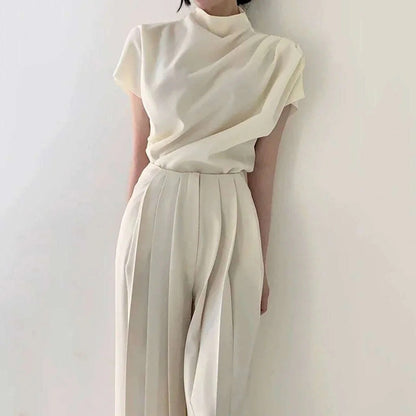 Damen Eleganter Jumpsuit mit weitem Bein und tailliertem Schnitt Stalluxe