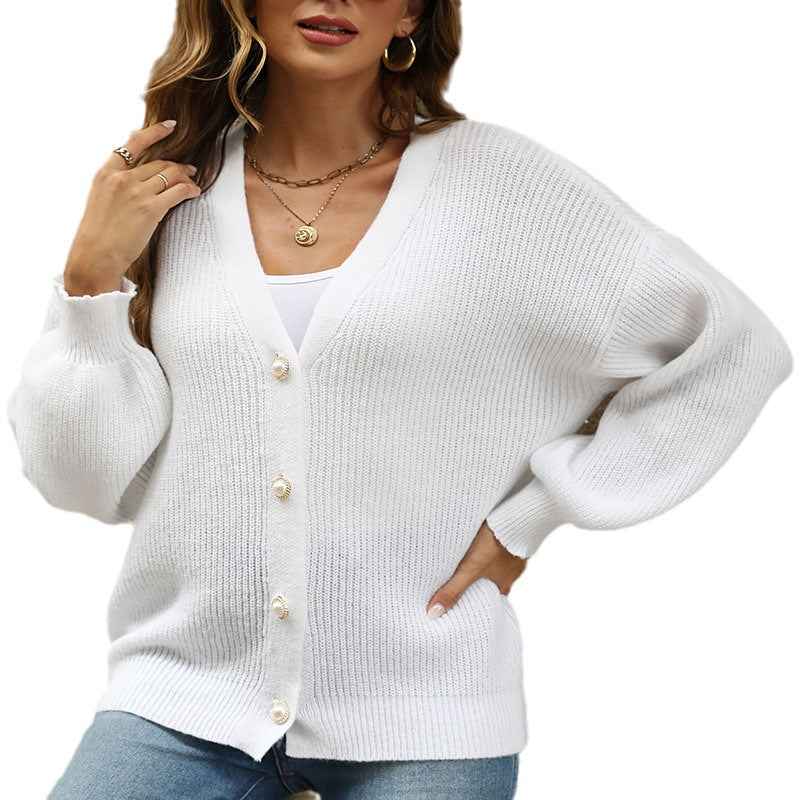 Damen lässiger Cardigan mit besonderen Knopfdetails und lockerer Passform Stalluxe
