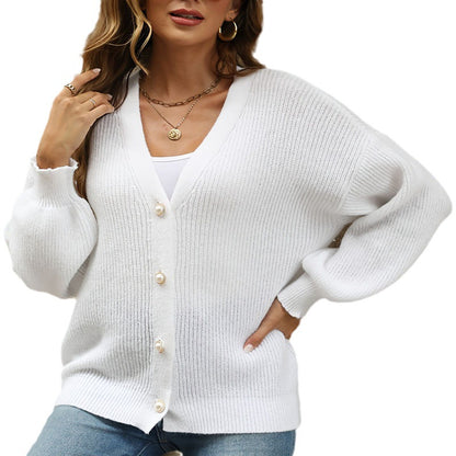 Damen lässiger Cardigan mit besonderen Knopfdetails und lockerer Passform Stalluxe