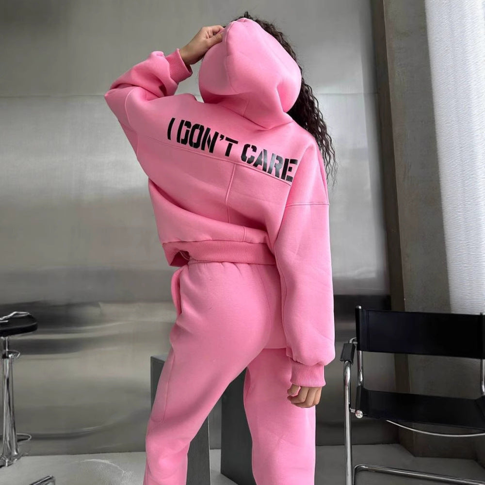 Damen Oversized Sweatshirt mit prägnantem Schriftzug Stalluxe