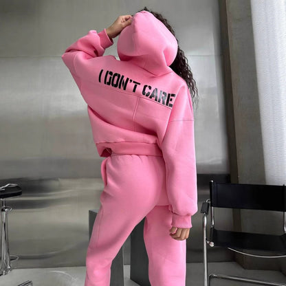 Damen Oversized Sweatshirt mit prägnantem Schriftzug Stalluxe