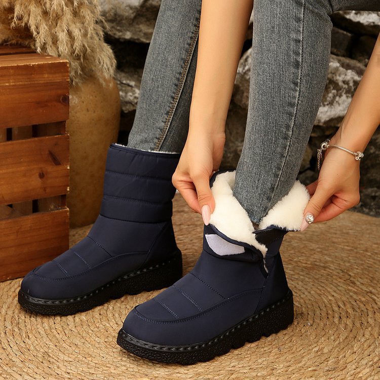 Damen Winterstiefel mit Fleece-Futter und rutschfester Sohle Stalluxe