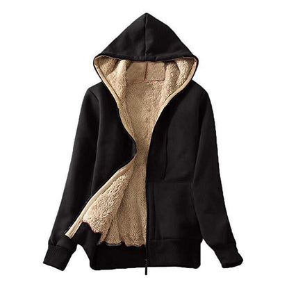 Damen Kuschelige Fleecejacke mit hohem Kragen und praktischem Reißverschluss Stalluxe