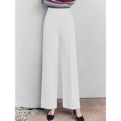 Damen elegante Culotte mit hohen Taillenschnitt und seitlichen Eingrifftaschen Stalluxe