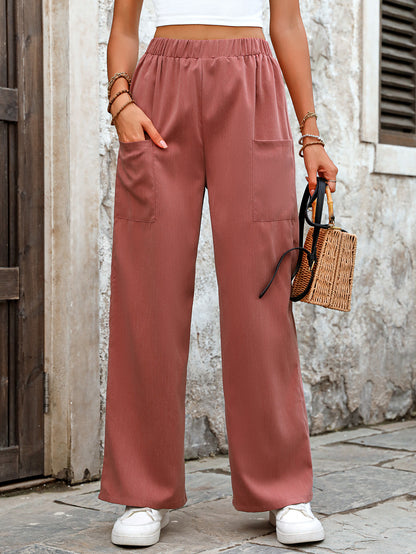 Damen Komfortable weite Stoffhose Stalluxe