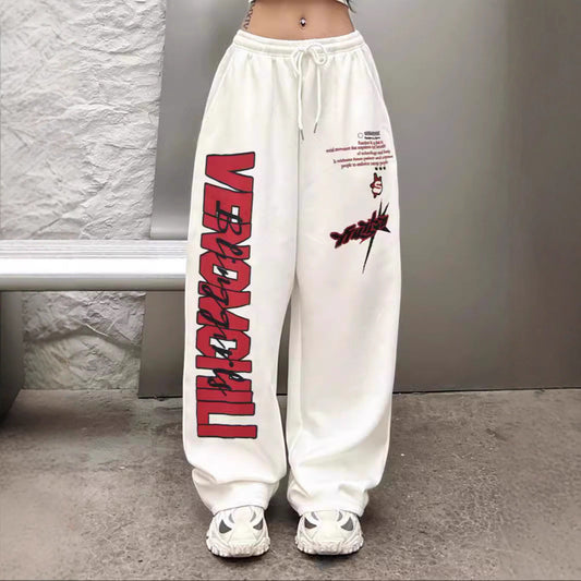 Damen lässige Jogginghose mit grafischen Prints und komfortablem Schnitt Stalluxe