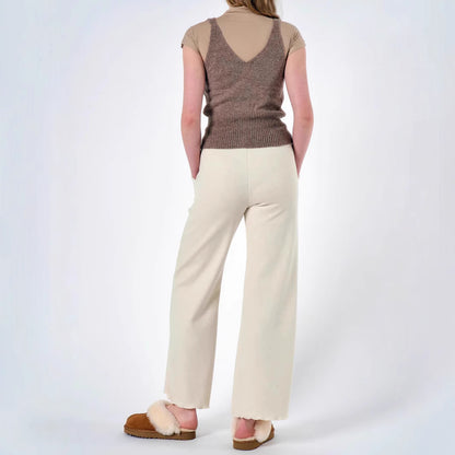 Damen weite Jersey-Hose mit elastischem Bund und praktischen Taschen Stalluxe