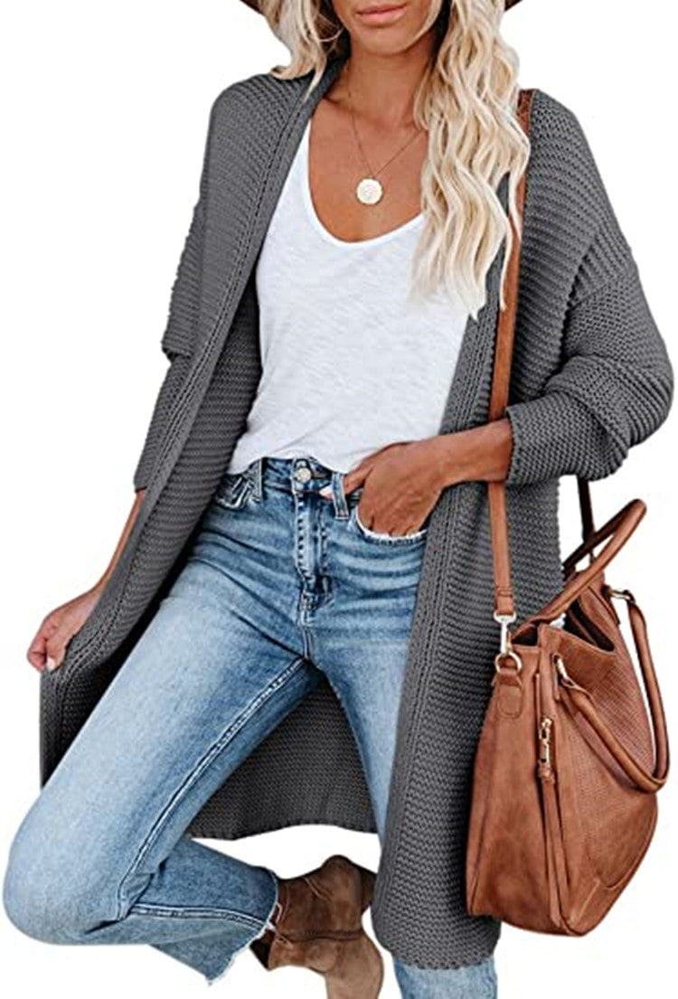 Damen Strickmantel Stalluxe
