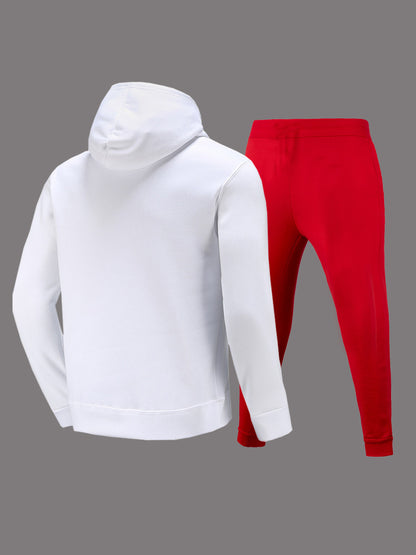 Herren Hoodie und Jogginghose Set mit auffälligem Grafikelement Stalluxe