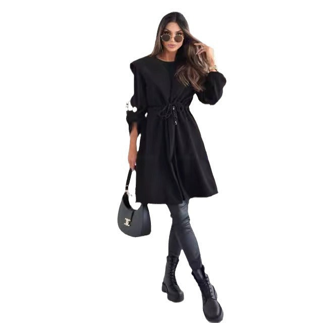 Damen modische Kapuzenjacke im Oversized-Stil Stalluxe