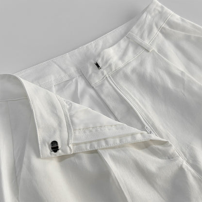 Damen leichte, lässige Palazzo-Hose mit hohem Bund und schwingendem Schnitt Stalluxe