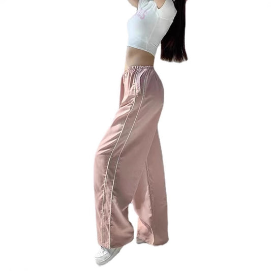 Damen Sportliche High-Waist Freizehhosen Stalluxe