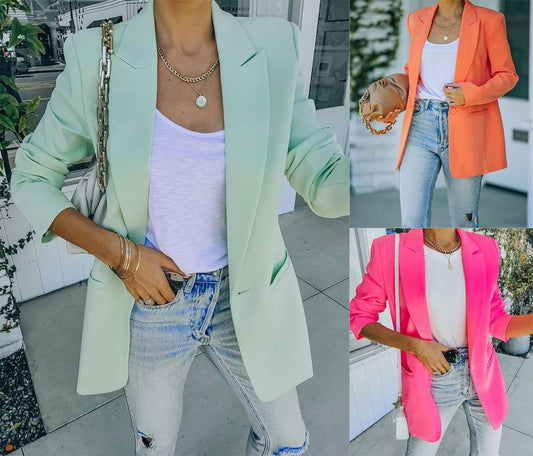 Damen Eleganter Blazer mit strukturiertem Schnitt Stalluxe
