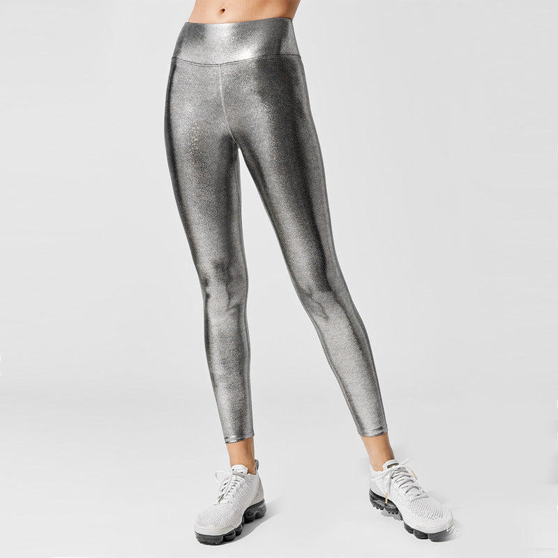 Damen Hochglänzende Leggings im eleganten Design Stalluxe