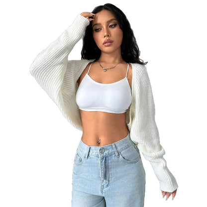 Damen Grobstrick-Cardigan mit lässigem Schnitt und weiten Ärmeln Stalluxe