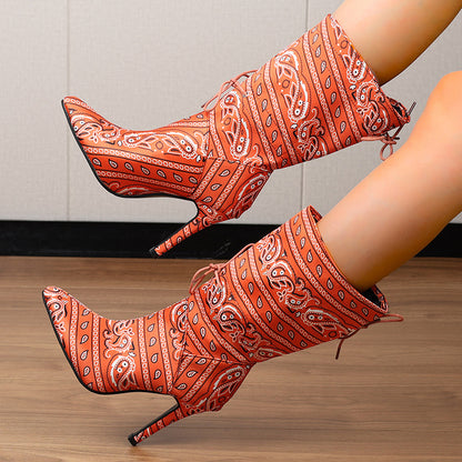 Damen High Heels Stiefel Stalluxe