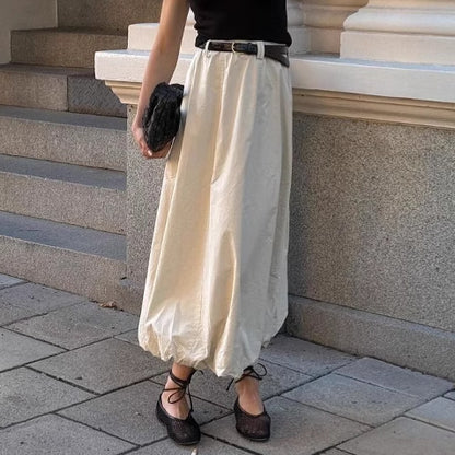 Damen elegante, luftige Midi-Rock Stalluxe