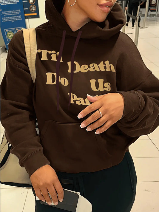 Damen Hoodie mit einzigartigem Skelett-Motiv und Herzgrafik Stalluxe