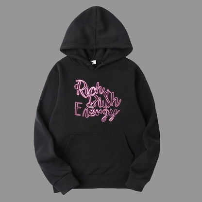 Damen Kapuzenpullover mit kreativem Schriftzug Stalluxe